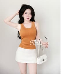 [XẢ KHO] Áo Ba Lỗ Ôm Body Basic Cotton Mịn Tôn Dáng JUSTDUN B9 4