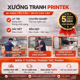Tranh canvas động vật ngộ nghĩnh, tranh treo tường phòng khách, phòng ngủ, xưởng Printek sản xuất trực tiếp, tặng đinh 7