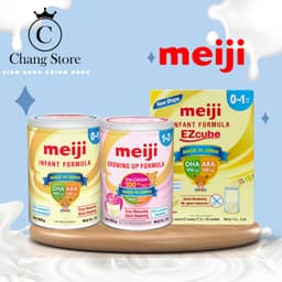 MẪU MỚI - Sữa công thức Meiji/ Meiji thanh/ Meiji HMO Nhập khẩu mẫu mới lon 800gram 6