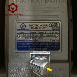 [Mặt bích gang] Mô tơ, động cơ Toàn Phát 3.5kw, 3kw, 2.2kw loại mặt bích gang gắn đầu bơm cao áp 5