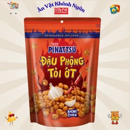 Combo Snack Nhân Đậu Phộng Pinattsu Oishi gói 80g - HÀNG CHÍNH HÃNG 7