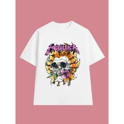 Áo Thun METALLICA Rock Band vintage MT01, Unisex Form Rộng Cotton Mềm 2
