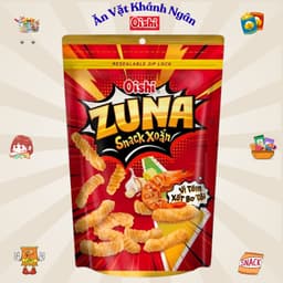 Combo Snack Oishi Đủ Vị Túi Zip Tiện Lợi 65g - HÀNG CHÍNH HÃNG 4