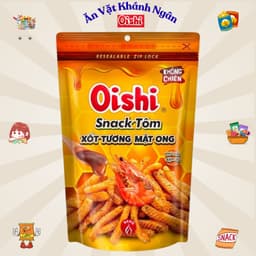Combo Snack Oishi Đủ Vị Túi Zip Tiện Lợi 65g - HÀNG CHÍNH HÃNG 3