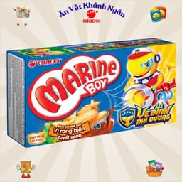 Combo Snack Bánh cá Marine Boy, Bánh khủng long Jungle Boy 35g Orion đủ vị - HÀNG CHÍNH HÃNG 5