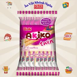 Snack que nhân kem Akiko Oishi đủ vị gói 140g - HÀNG CHÍNH HÃNG 5