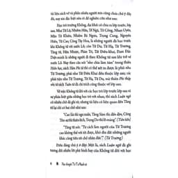 Sách - Học thuyết Tử Tư Mạnh Tử/ Lão Tử và Đạo Đức Kinh/ Đại học Phong Dao/ Bàn về Khổng Tử 7
