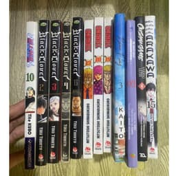(ll13) Combo 12q vở Bleach+Black clover+Bule flag+Toriko .... 1
