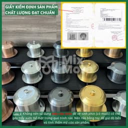 Phin pha cà phê inox 430 lớn 100g, 200g, 400g cứng cáp, dùng bền, phù hợp cho quán cf, xe đẩy, gia đình Mixmore 7