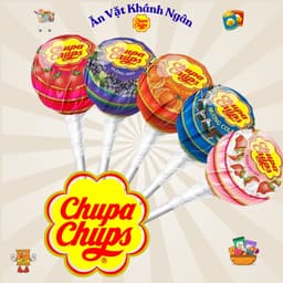 Kẹo mút Chupa Chups hương Hoa và Trái cây hỗn hợp - HÀNG CHÍNH HÃNG 2