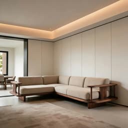 Bộ Ghế Sofa Góc Gỗ đệm nỉ VUADECOR VS93 6
