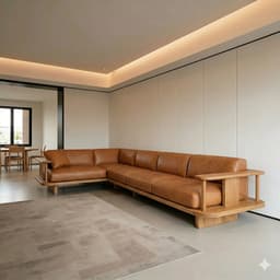Bộ Ghế Sofa Góc Gỗ đệm nỉ VUADECOR VS93 8