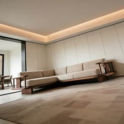 Bộ Ghế Sofa Góc Gỗ đệm nỉ VUADECOR VS93 5