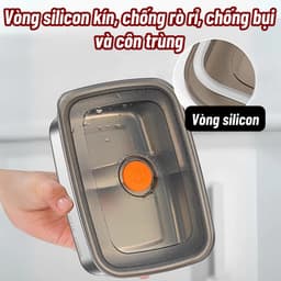 COMBO 3 HỘP INOX 304 1200ML, 1500ML , 2200ML HANAMO CAO CẤP KÈM NẮP – AN TOÀN THỰC PHẨM, TIỆN LỢI MỖI NGÀY 6
