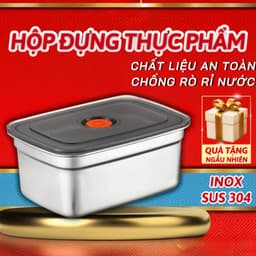 COMBO 3 HỘP INOX 304 1200ML, 1500ML , 2200ML HANAMO CAO CẤP KÈM NẮP – AN TOÀN THỰC PHẨM, TIỆN LỢI MỖI NGÀY 4