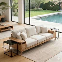 Ghế sofa gỗ đệm nỉ VUADECOR VS94 8