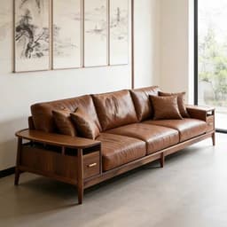 Ghế sofa gỗ đệm nỉ VUADECOR VS94 6