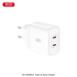 Bộ Sạc Nhanh XO Việt Nam CE08 50W 2 Cổng C – Sạc Siêu Tốc PD, Kèm Dây C to IOS| XO CE08 EU 3