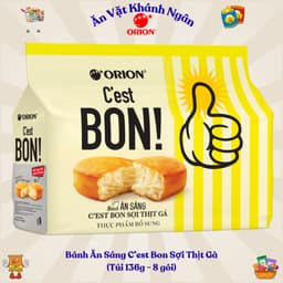 Bánh ăn sáng Cest Bon Orion đủ vị gói nhỏ tiện lợi - HÀNG CHÍNH HÃNG 8