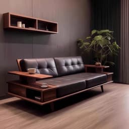 Ghế sofa gỗ đệm nỉ VUADECOR VS95 3