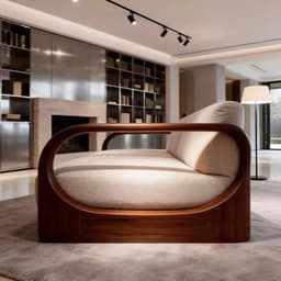 Ghế sofa gỗ tự nhiên đệm nỉ, da VUADECOR VS96 6