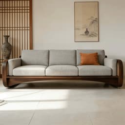 Ghế sofa gỗ tự nhiên phối mây VUADECOR VS97 3