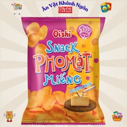 Combo Bim Bim Oishi Đủ Vị (Gói 32gr-34gr)- HÀNG CHÍNH HÃNG 2