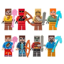 Đồ Chơi Mô Hình Nhân Vât Minecraf Mini Kèm Phụ Kiện, Đồ Chơi Mô Hình Cho Bé 1