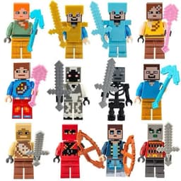 Đồ Chơi Mô Hình Nhân Vât Minecraf Mini Kèm Phụ Kiện, Đồ Chơi Mô Hình Cho Bé 8