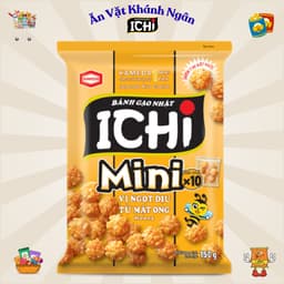 Bánh Gạo Nhật Ichi Vị Shouyu Mật Ong - HÀNG CHÍNH HÃNG 2