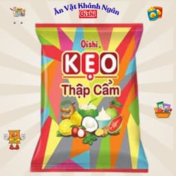 Combo Kẹo Oishi Gói 85g Đủ Vị - HÀNG CHÍNH HÃNG 5
