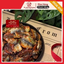 [350G] Khô Cá Chỉ Vàng Sốt Lá Chanh Hộp Ăn Liền Tiện Lợi, Ăn Cơm, Nhâm Nhi, Quà Biếu Tặng Nước Ngoài 3