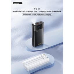 Pin dự phòng sạc nhanh 100W Deiog DY-209 25.000mah. Sạc được laptop và 22.5W Remax FC-12 20.000mah 8