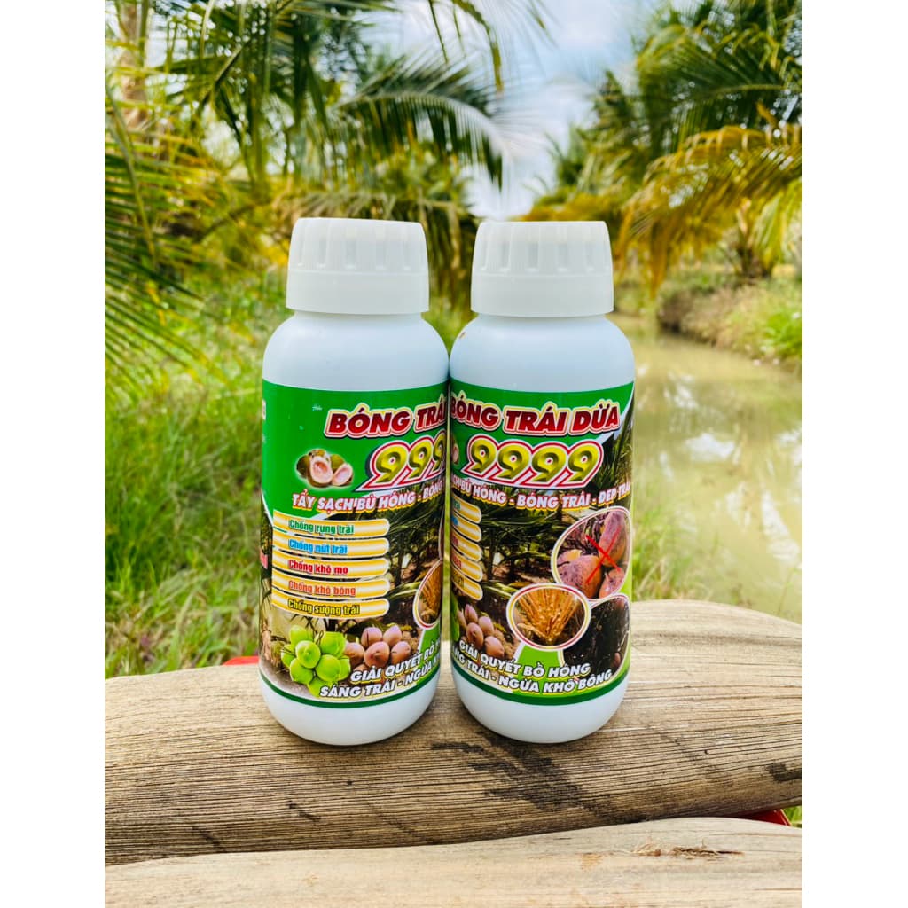 BÓNG TRÁI DỪA 9999 TẨY SẠCH  ĐỐM ĐEN -SÁNG TRÁI-ĐẸP TRÁI-ĐẠT CHUẨN XUẤT KHẨU CHAI 500ML