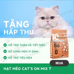 Hạt cho mèo cao cấp Cat's On Mix T - 1,4kg - MÉO CHÒ UNI 4