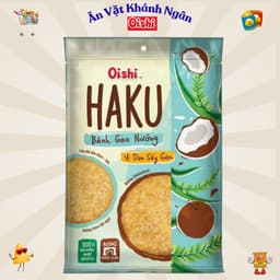 Snack Bánh Gạo Nướng Haku Oishi Đủ Vị Dạng Túi Tiện Lợi 138g-150g- HÀNG CHÍNH HÃNG 2