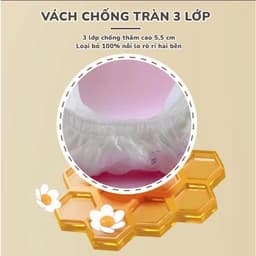 Bỉm Beeboo Elite Tinh Chất Sáp Ong Trắng,Kháng Khuẩn Siêu mềm mịn cho Pé yêu 4