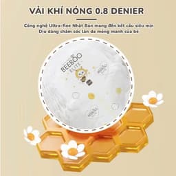 Bỉm Beeboo Elite Tinh Chất Sáp Ong Trắng,Kháng Khuẩn Siêu mềm mịn cho Pé yêu 6
