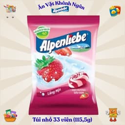 Kẹo cứng Alpenliebe gói nhỏ tiện lợi đủ vị - HÀNG CHÍNH HÃNG 5