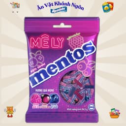 Kẹo Mềm Alpenliebe - Kẹo Nhai Mentos gói nhỏ  - HÀNG CHÍNH HÃNG 3