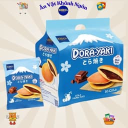 Bánh Dora Yaki KIDO Đủ Vị Túi 150g - HÀNG CHÍNH HÃNG 5