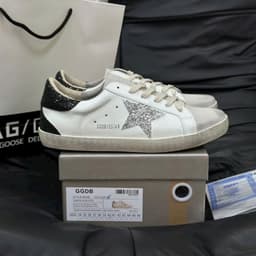 [ Hàng Chính Hãng ] Giày_Golden Goose ngôi sao đính đá full phối màu cho nam nữ 7