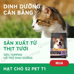 Hạt Cho Chó S2PET T1 2.5kg – Thức Ăn Chó Cao Cấp, Giàu Dinh Dưỡng, Hỗ Trợ Tiêu Hóa - MÉO CHÒ UNI 3