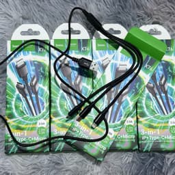 Cáp Sạc 3 Trong 1 Hoco, X76,Dài 1M, Đa Năng Tiện Lợi 6