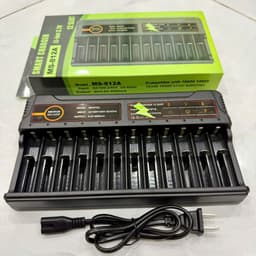 Bộ Sạc Pin Tiểu MS-812A (12 Khe) và Bộ Sạc Pin Tiểu SealPower SNDG-245 6