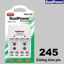 Bộ Sạc Pin Tiểu MS-812A (12 Khe) và Bộ Sạc Pin Tiểu SealPower SNDG-245 9