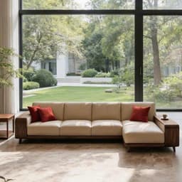 Ghế sofa góc gỗ tự nhiên đệm nỉ VUADECOR VS105 8
