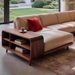 Ghế sofa góc gỗ tự nhiên đệm nỉ VUADECOR VS105 2