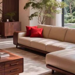 Ghế sofa góc gỗ tự nhiên đệm nỉ VUADECOR VS105 5