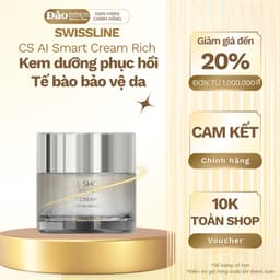 Kem dưỡng Swissline AI Smart Cream Rich 50ml cấp nước phục hồi da chống stress làm sáng da mịn màng 1